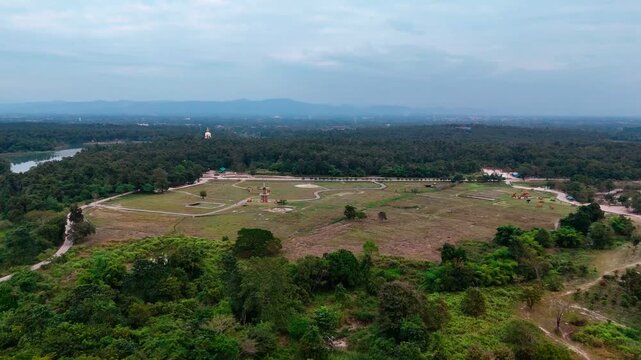 Creative sculpture park tourist attraction Chiang Mai Thailand landscape Asia
