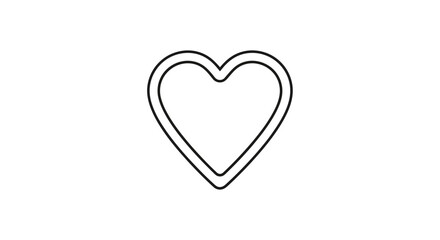 Heart Shape Icon Symbol Love.