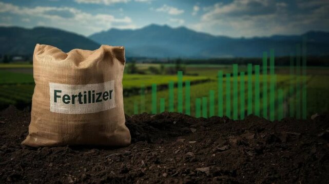 Applying fertilizer for crop growth agricultural field photography outdoor close-up sustainable practices