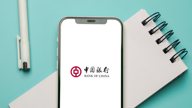 Bank of China logo displayed on a smartphone screen &ndash; Delhi, India &ndash; June 04, 2025