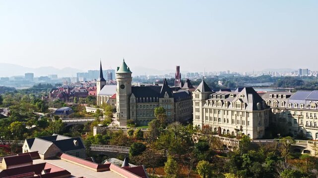 Songshan Castle Aerial View - Dongguan, China