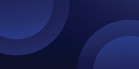 Abstract dark blue backround with circles. Vector illustration