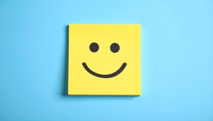 Yellow sticky note smiley