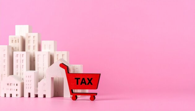 Urban property tax concept