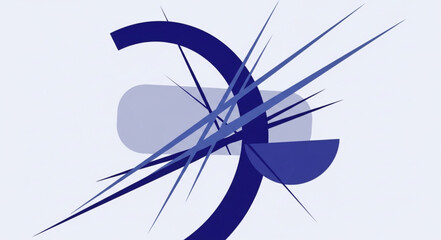 Abstract Geometric Design with Sharp Lines and Curves.