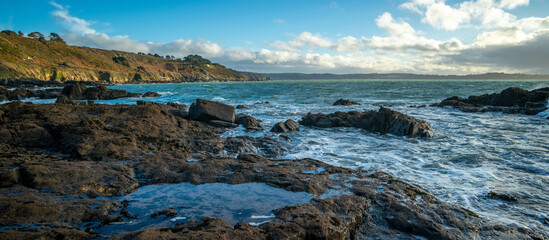 Fototapeta premium Rochers au bord de mer