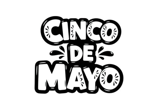Cinco de mayo celebration logo design