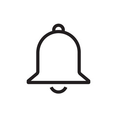 Fototapeta premium Notification Bell Icon Vector Illustration Alert Reminder and Alarm Symbol for Mobile App Interface and Web Messaging User