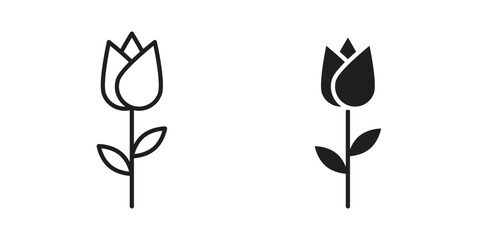 Tulip icon. Perfect for app and web interfaces, marketing, etc.