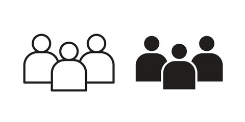 Fototapeta premium Users icon. Perfect for app and web interfaces, marketing, etc.