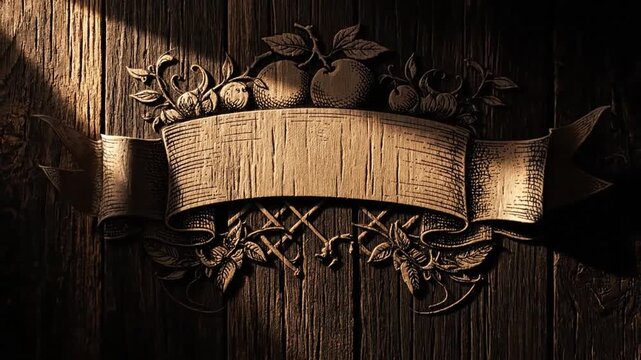 Elegant banner illustration with floral elements, perfect for design and decorative purposes.