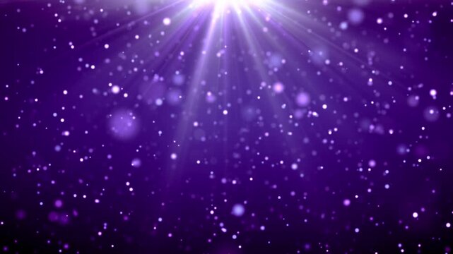 purple holiday snow sparkle light background dust