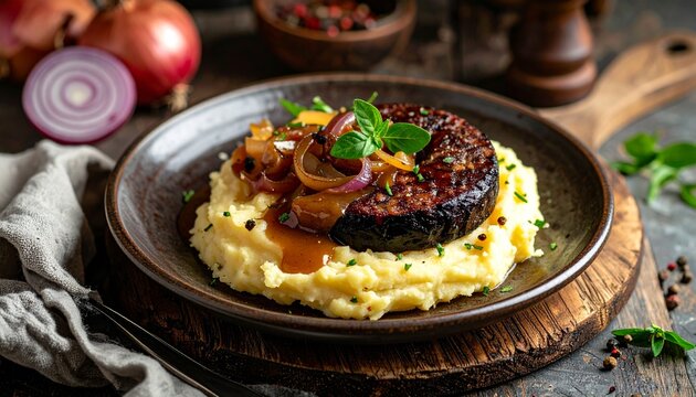 Himmel und Erde mit Blutwurst