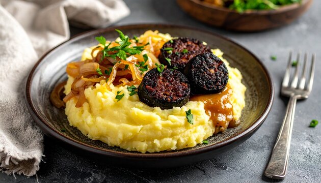 Himmel und Erde mit Blutwurst