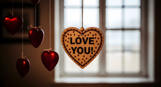Heartfelt mothers day decorations with love you message