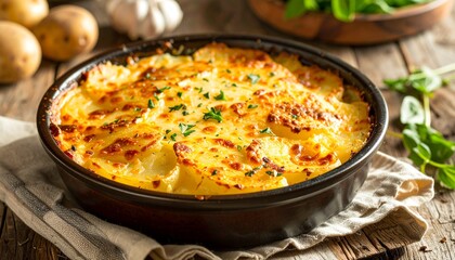 Kartoffelgratin mit Käsekruste