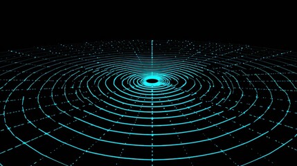 Obraz premium Concept of Digital Anomaly Detection With Luminous Nodes and Grid Structure in a Corporate Layout Representing Data Analysis