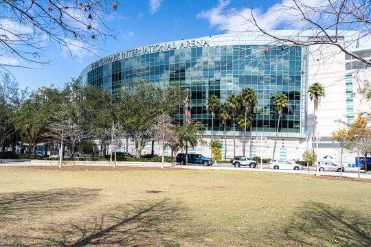 February 12 2026 - Tampa Florida United States - The Benchmark International Arena multipurpose complex