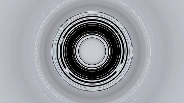 Abstract concentric circles pattern