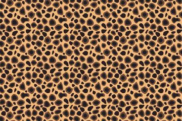 Cheetah texture fabric background. Animal skin pattern, cheetah textured background, wallpaper, and backdrop for designs. © Ahin