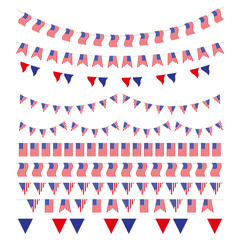 Obraz premium american flag bunting