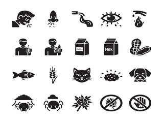 Obraz premium 296_Allergies_silhouette_2_2026025_20159.eps