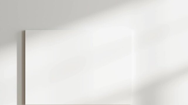 Canvas Mockup, Minimalist A1 A2, A3, A4 Art Mockup, Motion Background, Poster Canvas Video Mockup