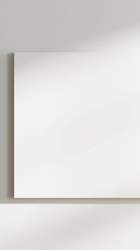 Canvas Mockup, Minimalist A1 A2, A3, A4 Art Mockup, Motion Background, Poster Canvas Video Mockup