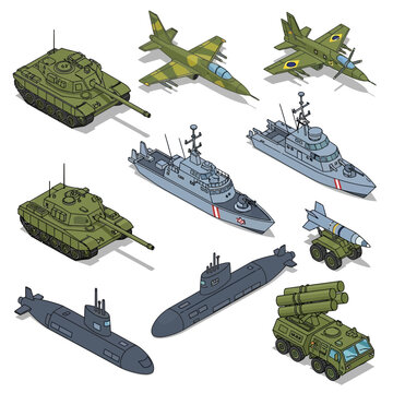 Military Vehicles and Naval Ships Collection.