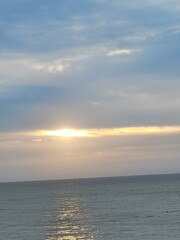 Fototapeta premium sunset over the sea