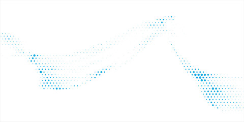 Abstract wavy grunge halftone background. © alfan