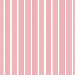 Naklejka premium Seamless pattern, pink and white vertical stripe pattern creating a minimalist background or seamless textile design