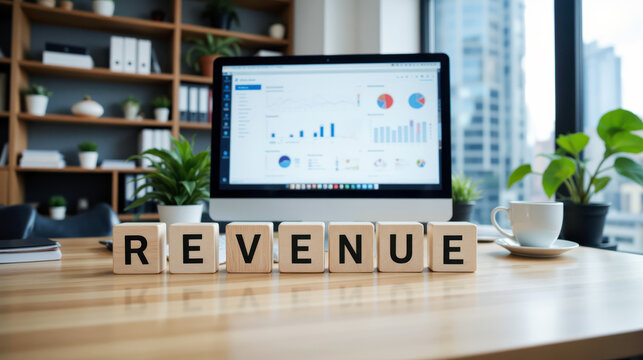 Revenue forecasting and income tracking for business growth, financial planning centered on sales performance, profit visibility, cash planning and decision making for company teams