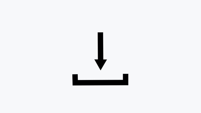 White swipe down arrow icon. arrow down icon arrows direction icons