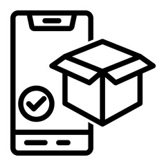 Minimum Viable Product Prototype icon from the Digital Business icon collection (Outline Style)