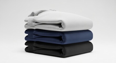 Folded Oversized Hoodies Stack Mockup Apparel Clothing Fashion