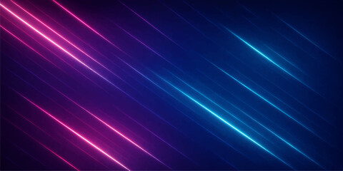 Abstract blue space background featuring glowing stars and bright laser light rays in a motion design with shiny energy patterns and a magic galaxy glow © MDNUR