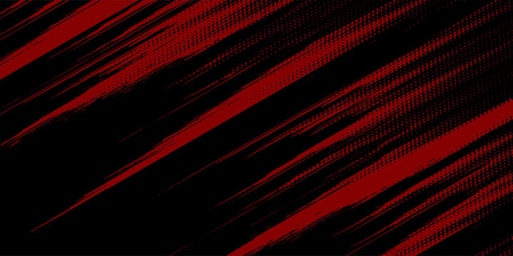 sports background design with red and black accent colors with a dot texture pattern vector illustration modern