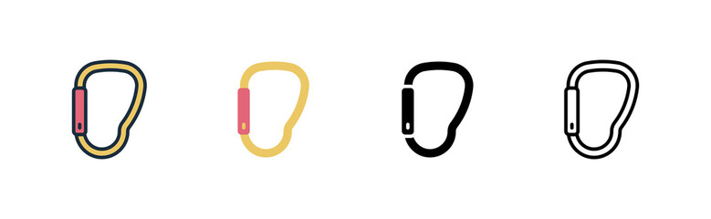 paragliding icon flight sky adventure extreme various style icon design vector illustration © andinur