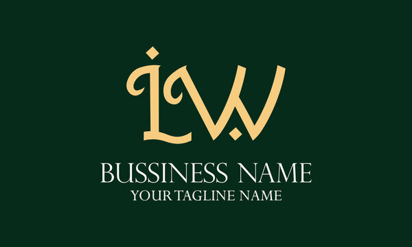 LW L lw initial logo | initial based abstract modern minimal creative logo, vector template image. luxury logotype logo, real estate homie logo. typography logo. initials logo