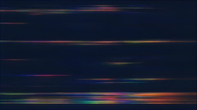 奥行き広がるサイバー空間でノイズとピクセルが崩壊を繰り返す電脳グリッチ背景