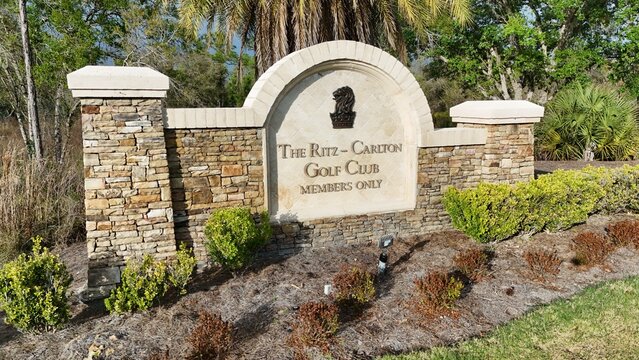 The Ritz Carlton Golf Club entrance at Lakewod Ranch