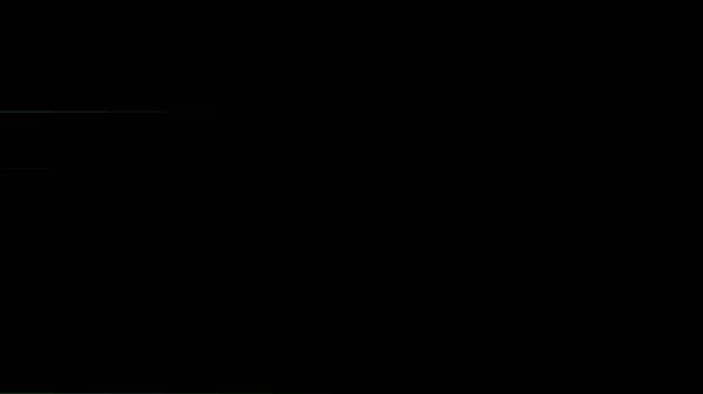 Black screen transition animation with a collection of boxes shrinking in sequence