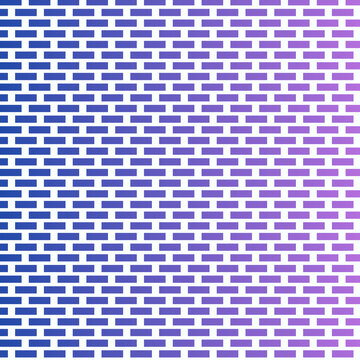 Seamless Gradient Brick Pattern Background, Blue Purple Geometric Brick Wall Texture, Modern Abstract Rectangle Tile Design