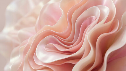 Obraz premium pink silk fabric