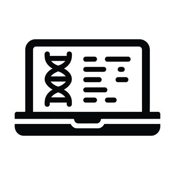 Dna Code Background Pattern vector