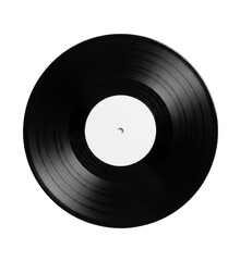 Vintage vinyl record transparent background cutout png