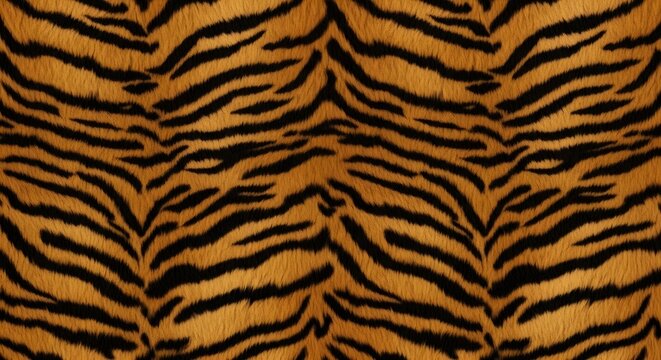 A close-up view of a zebra's fur texture pattern, showcasing detailed stripes and animal coat design