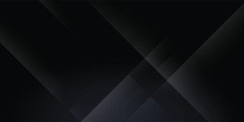 Obraz premium Modern black dark blue white abstract background. Minimal. Color gradient. Web banner. Geometric shape. 3d effect. Lines stripes triangles. Design. Futuristic. eps10