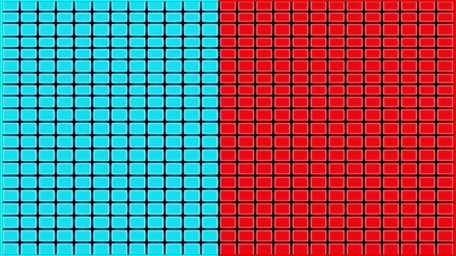 Opinion Split Graphic on Flat Matrix for Statistical Survey
